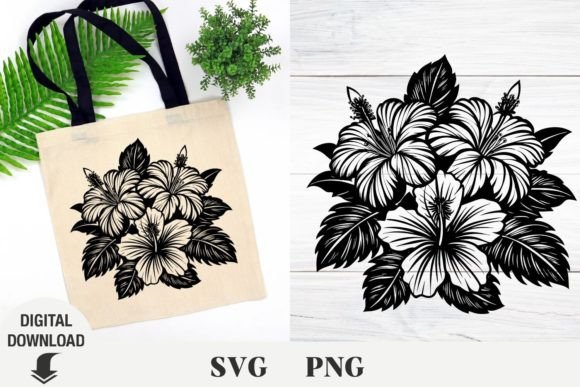 Flower Svg, Tropic Flower Svg, Floral Sv