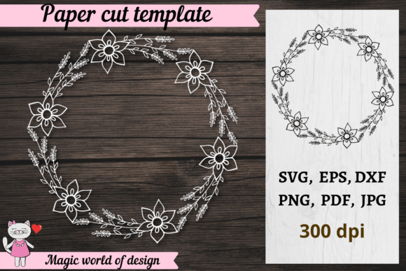 Leaf Wreath Cricut SVG Cut File
