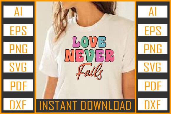 Love Never Fails Svg, Boho Floral Png